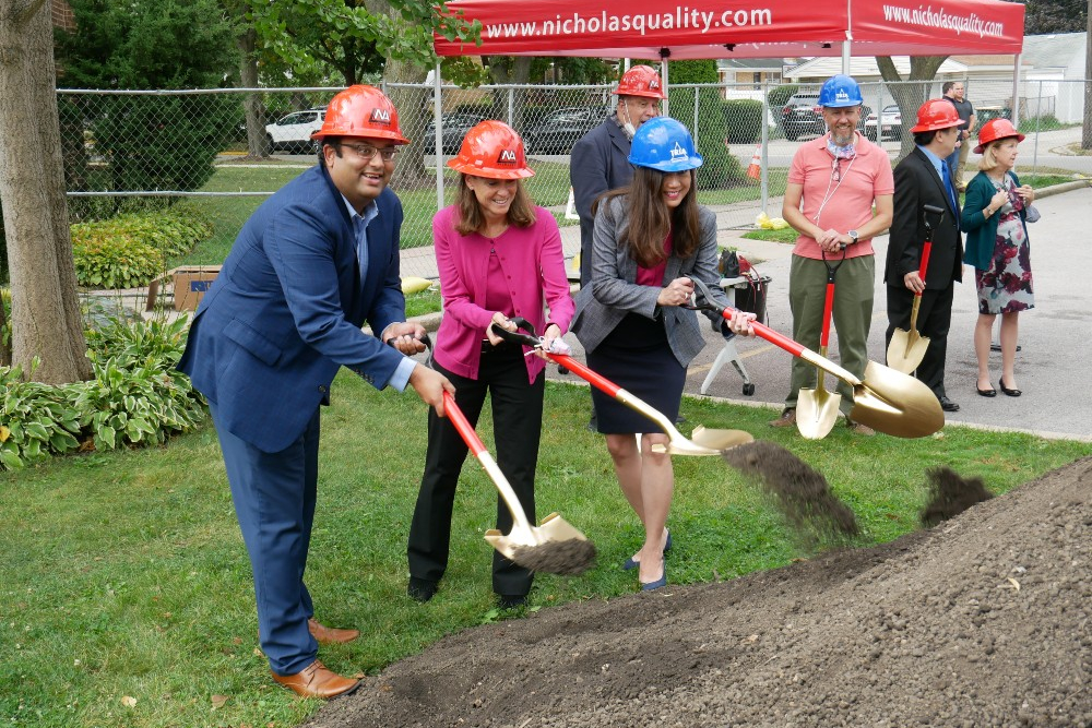 State Senator Laura Fine at the Molloy Education Center groundbreaking ceremony