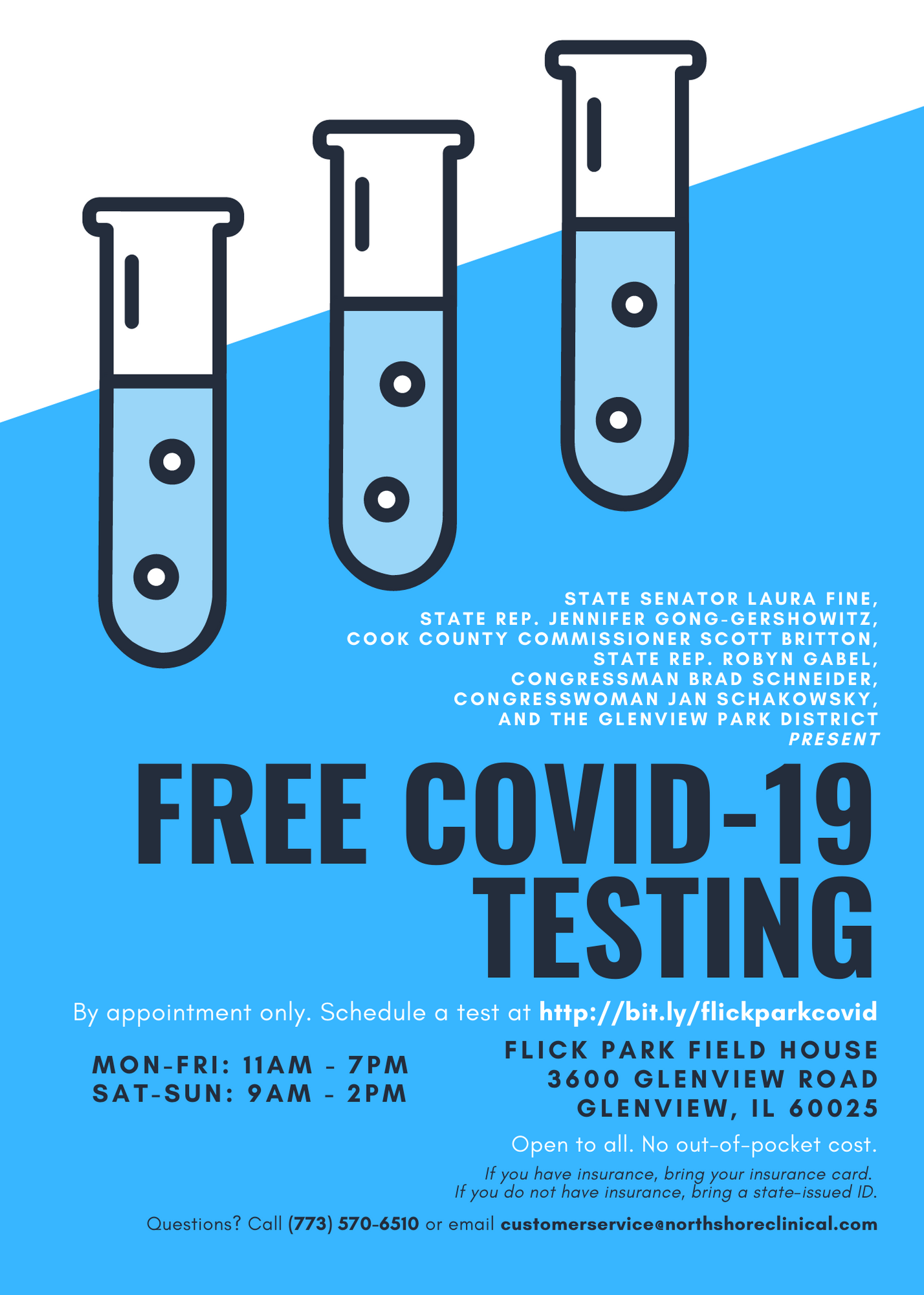 Fine COVID testing flyer 111